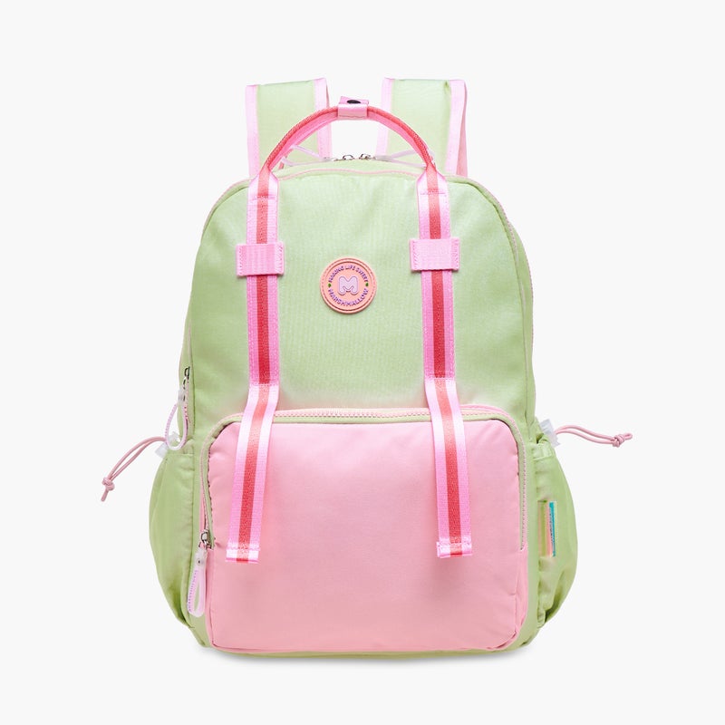 MARSHMALLOW Backpack-Fresky -1 Cmprt-Girls- (Polyester) Green \ 33X43X16 - Image 1